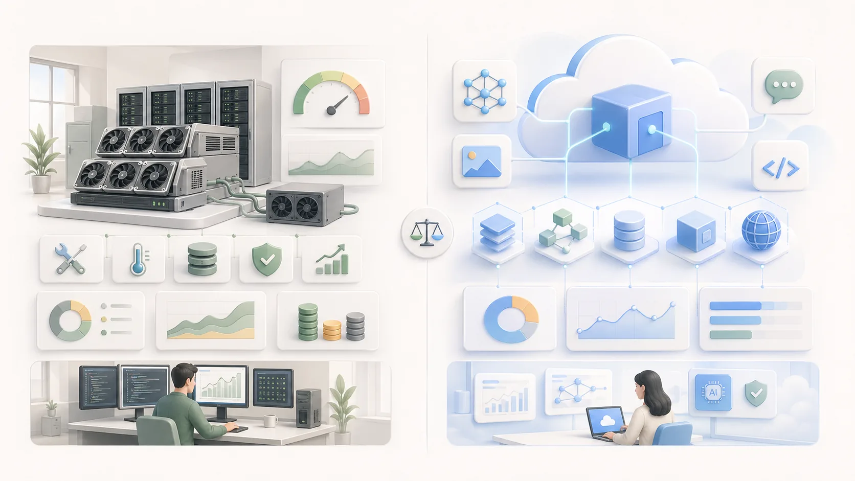 GPU Server vs Cloud AI API: Complete Enterprise AI Infrastructure Cost Calculator資訊圖表配圖，呈現AI 知識中心的重點概念